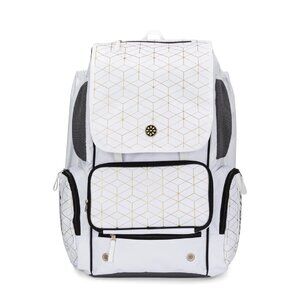 RIP-IT Tournament 2.0 Softball Backpack White & Gold